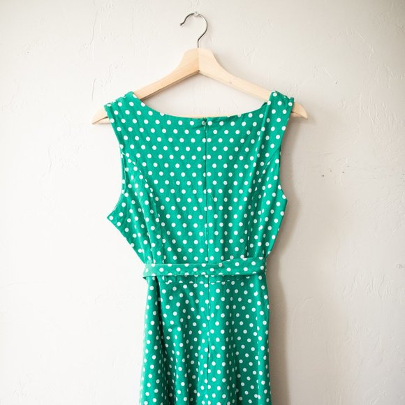 green polka dot dress - Picture 2 of 3